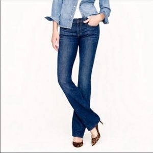 J Crew Stretch Bootcut Jeans with Frayed Hem size 29R